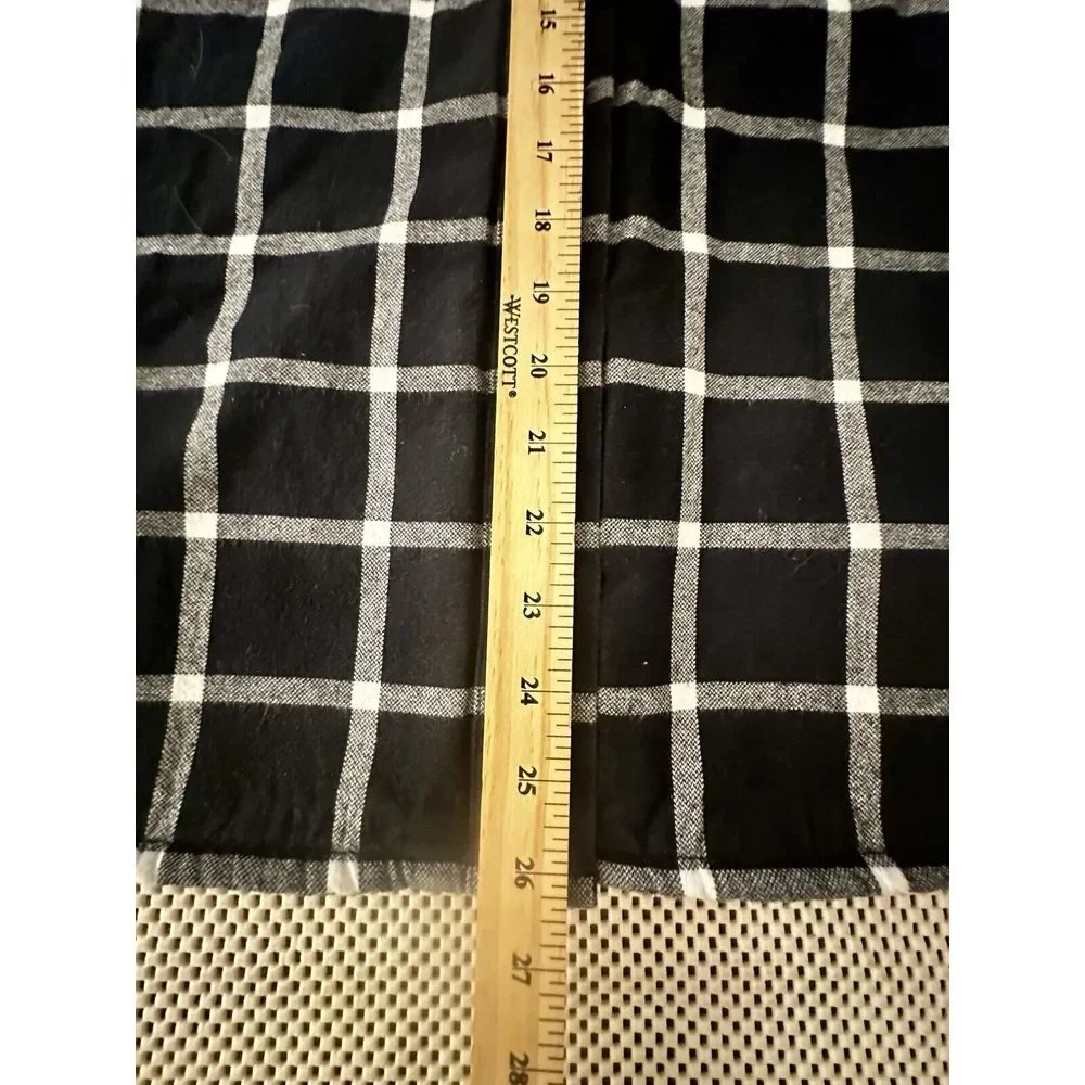 J Crew Plaid Sherpa Fleece Lined Shirt Shacket Women Size Large‎ L Button Down